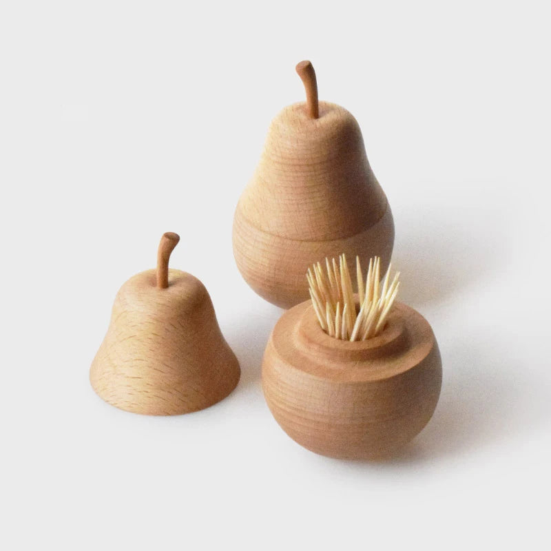 Walnut Wood Toothpick Holder