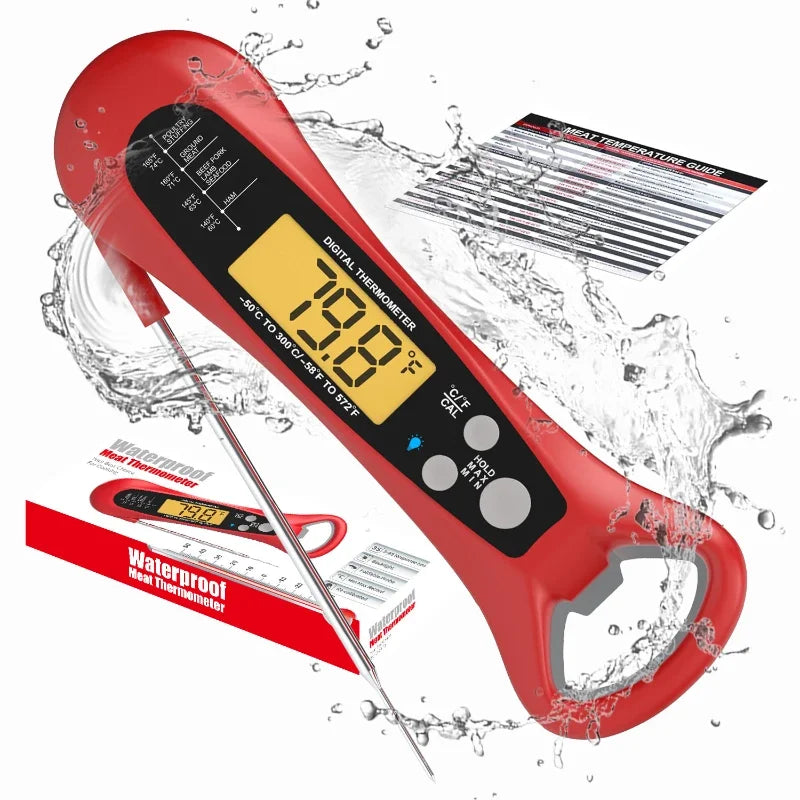 Foldable Digital Food & Meat Thermometer