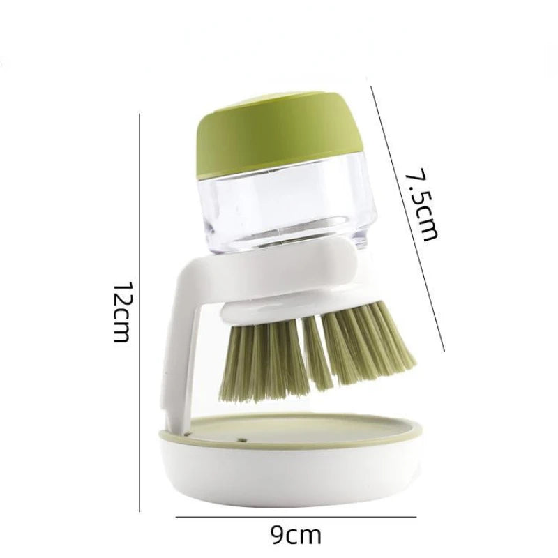 Automatic Dish Brush with Soap Dispenser