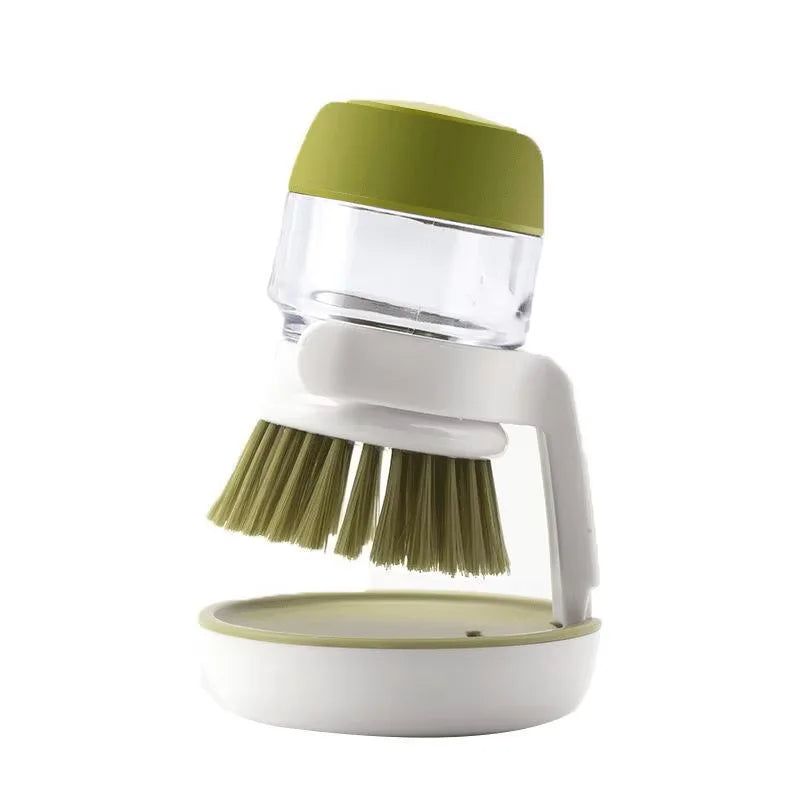 Automatic Dish Brush with Soap Dispenser