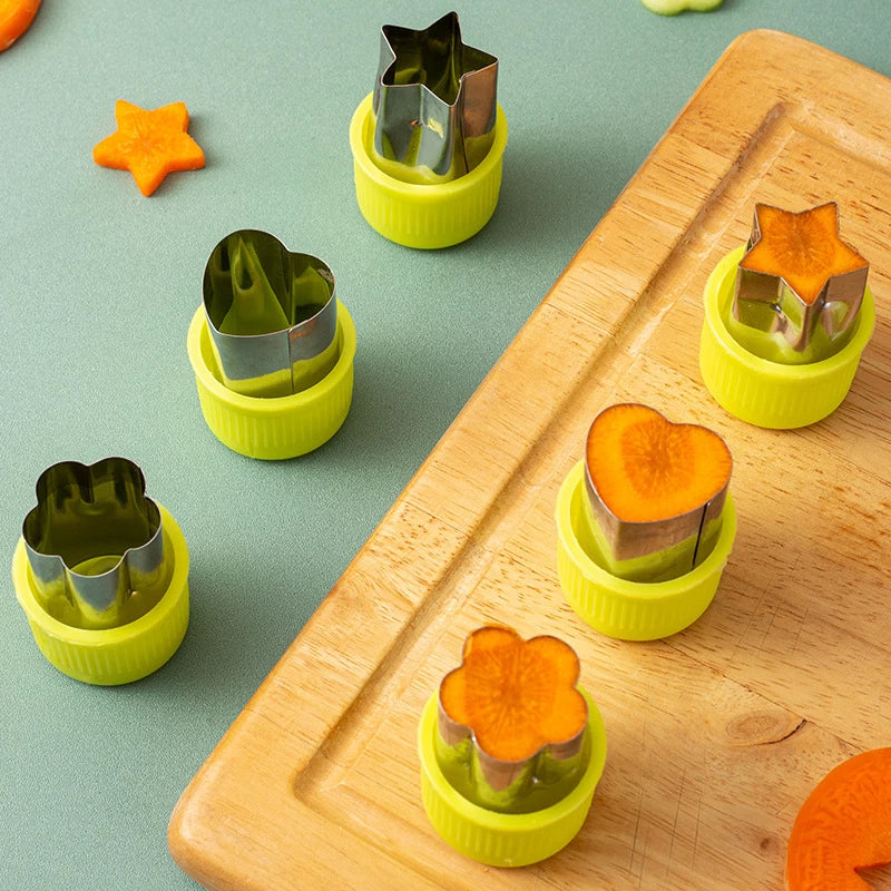 3PCS Star & Heart Shape Vegetable Cutter Set