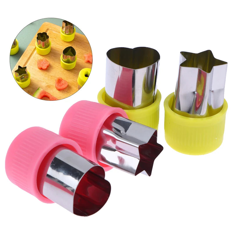 3PCS Star & Heart Shape Vegetable Cutter Set