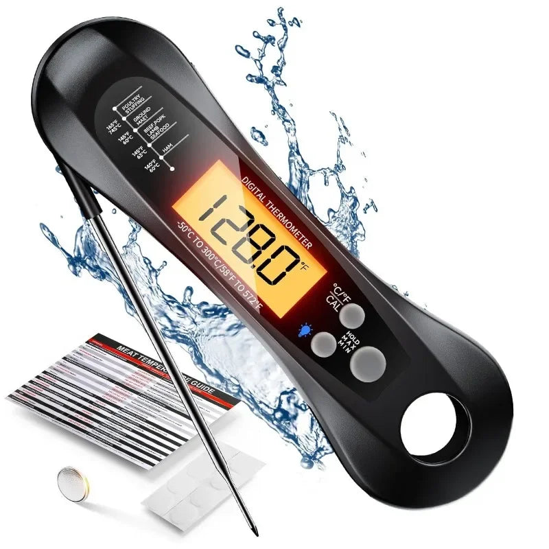 Foldable Digital Food & Meat Thermometer